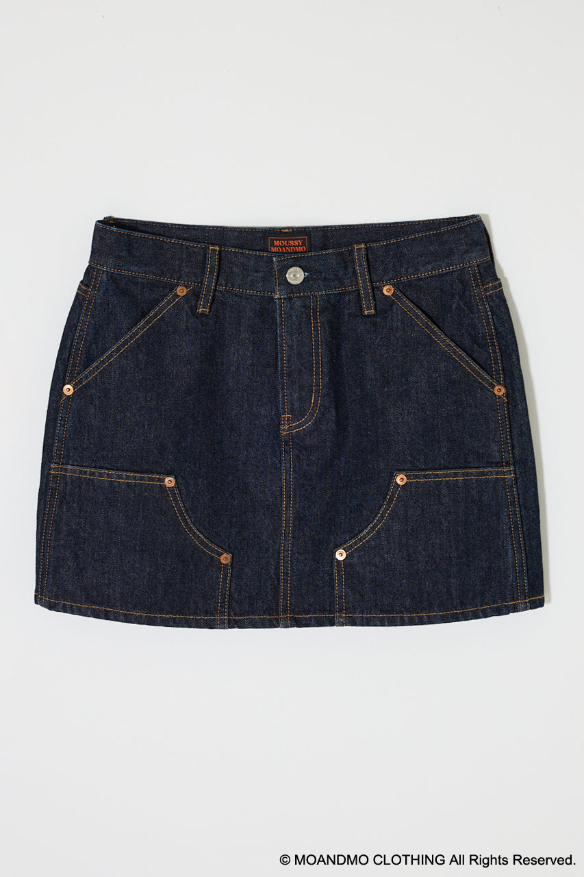 MOANDMO EMBROIDERY MINI SKIRT One Wash / 1 (S)