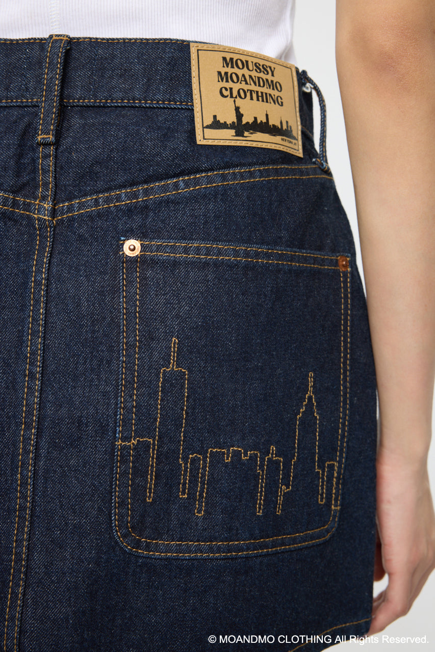 MOANDMO EMBROIDERY MINI SKIRT One Wash / 1 (S)