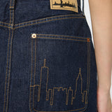 MOANDMO EMBROIDERY MINI SKIRT One Wash / 1 (S)