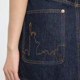 MOANDMO EMBROIDERY MINI SKIRT One Wash / 1 (S)