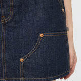 MOANDMO EMBROIDERY MINI SKIRT One Wash / 1 (S)