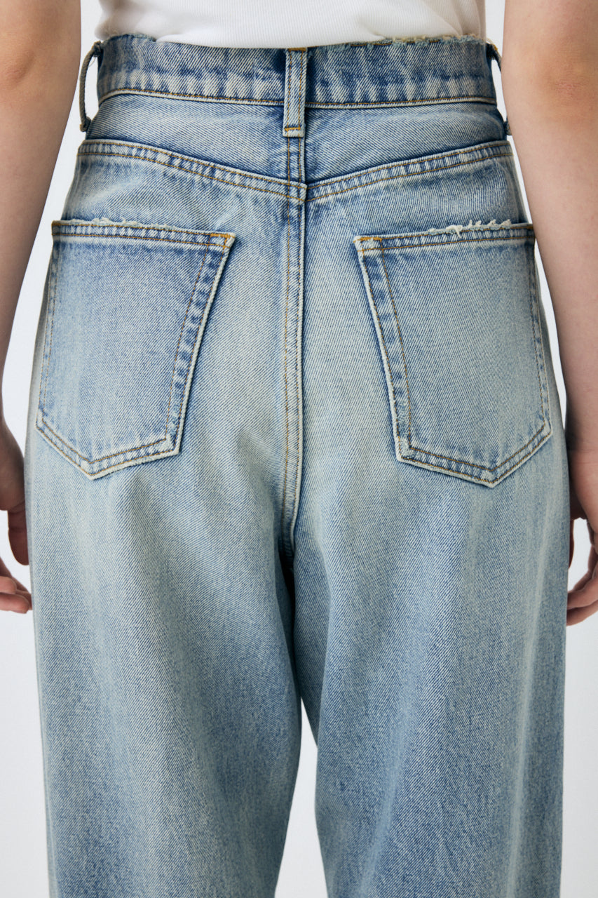 ほぼ新品　MOUSSY HW DAMAGE LOOSE STRAIGHT High Waist Damage Loose Straight – MOUSSY