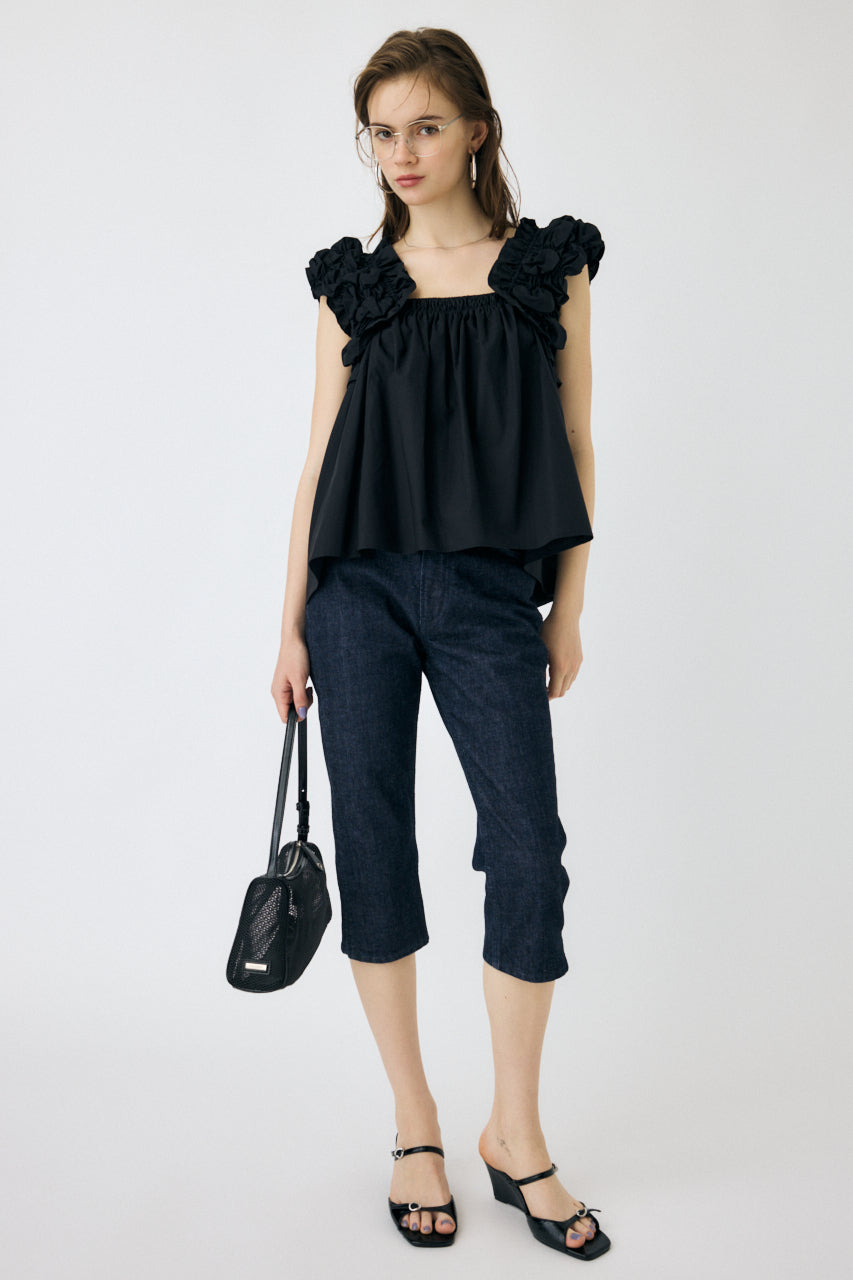 SHOULDER FRILLS トップス　moussy MOUSSY | SHOULDER FRILLS トップス (その他トップス ) |SHEL