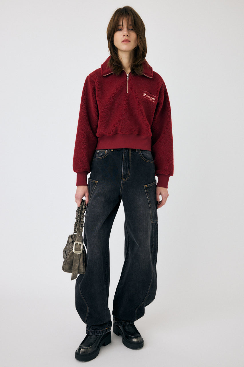 パンツ moussy NARROWED HEM COCOON STRAIGHT Narrowed Hem Cocoon Straight – MOUSSY