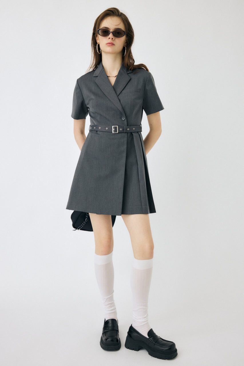 Blazer Pleats Mini Dress – MOUSSY
