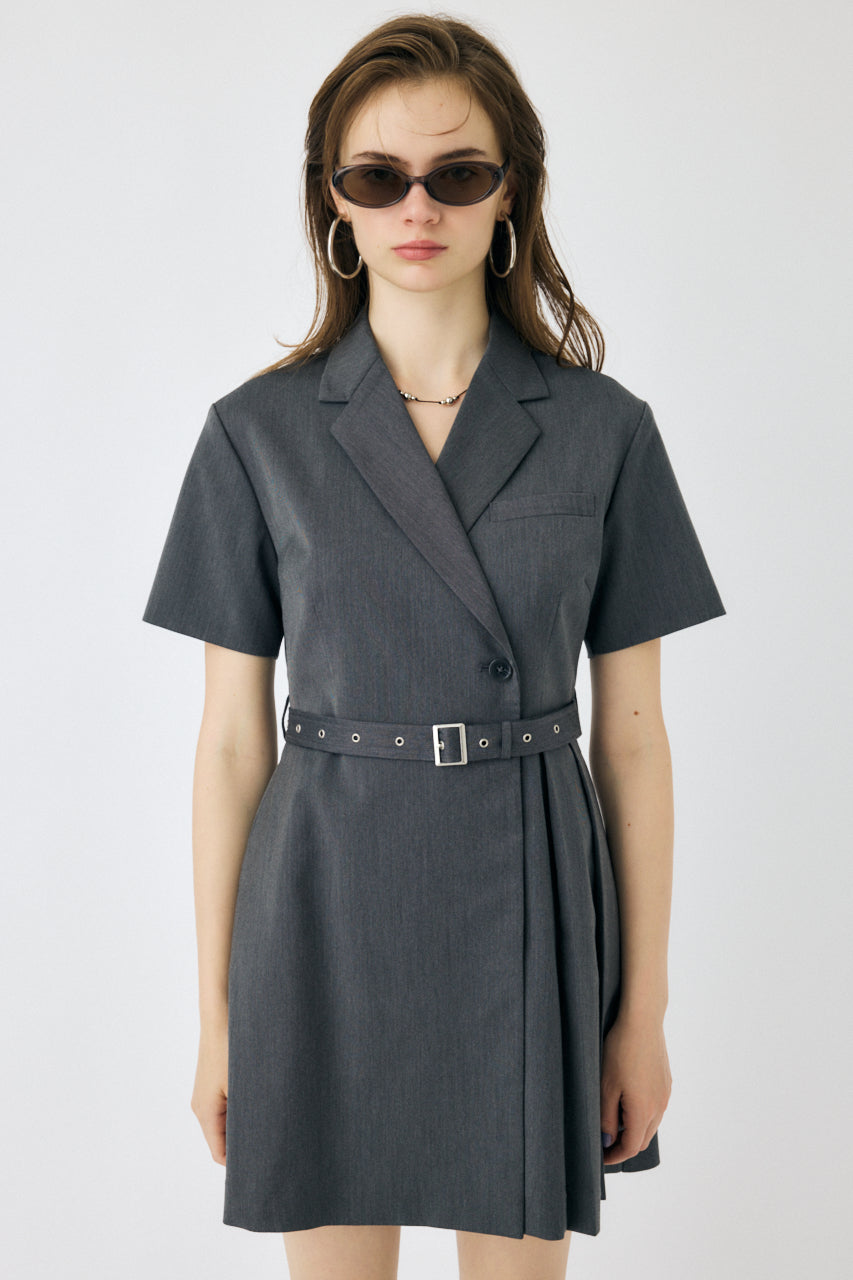 Blazer Pleats Mini Dress – MOUSSY