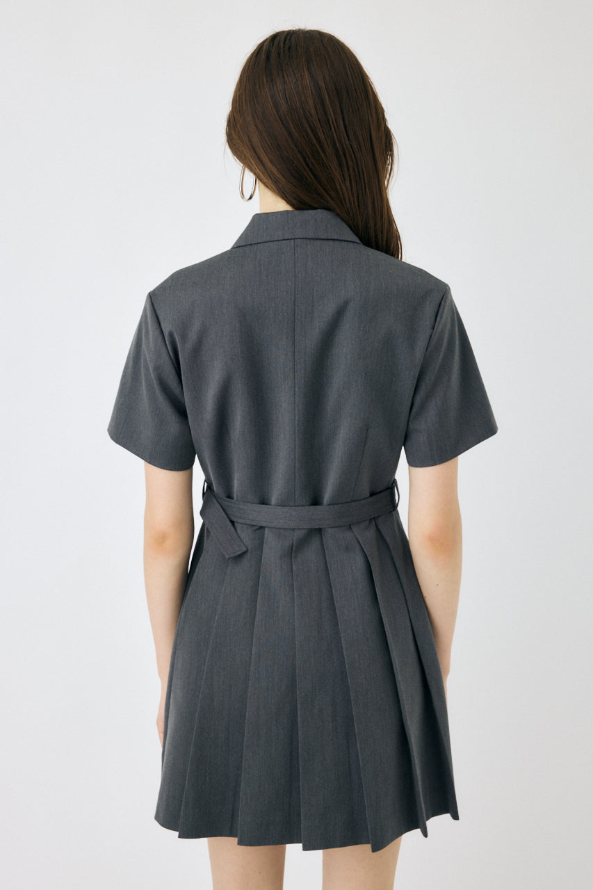 MOUSSY BLAZER PLEATS ミニドレス Blazer Pleats Mini Dress – MOUSSY