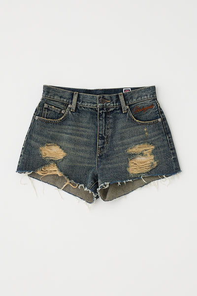 MOUSSY BEP HEART DENIM ショーツデニム Bep Heart Denim Shorts – MOUSSY