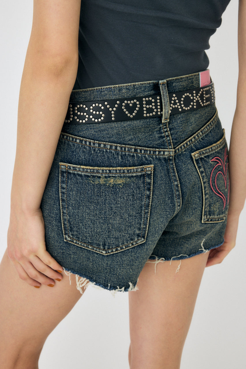 Bep Heart Denim Shorts – MOUSSY