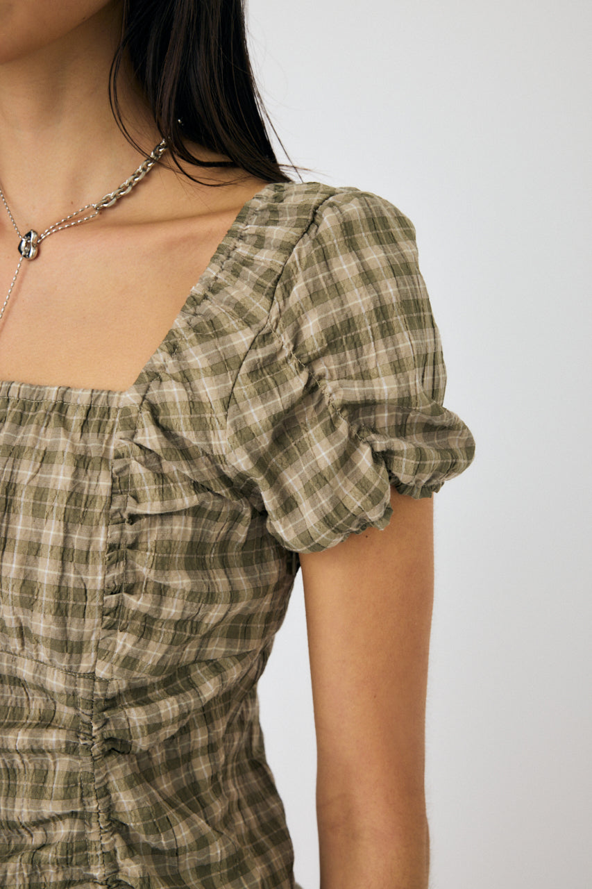 Gather Ribbon Mini Dress – MOUSSY