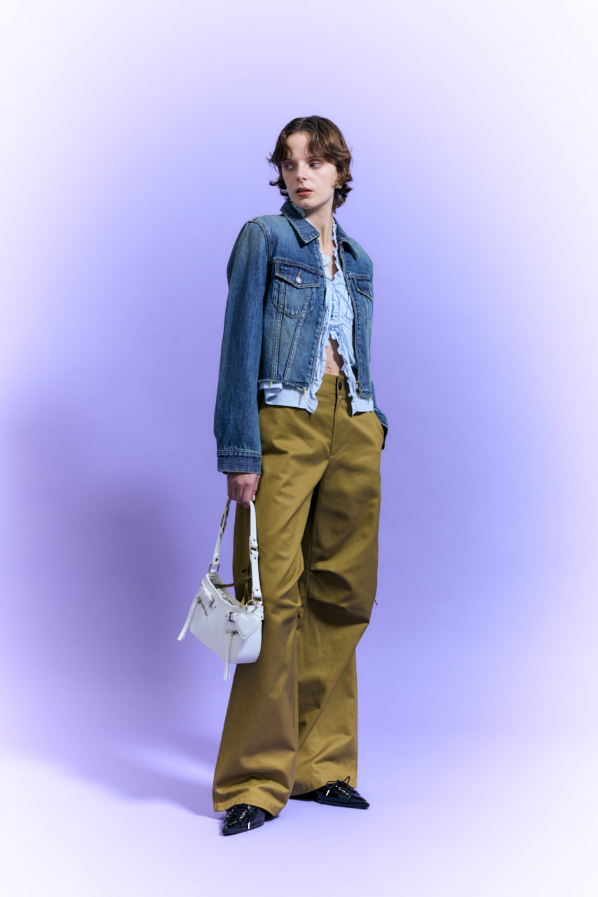 【MOUSSY】ZIP UP COMPACT DENIM ジャケット Zip Up Compact Denim Jacket – MOUSSY