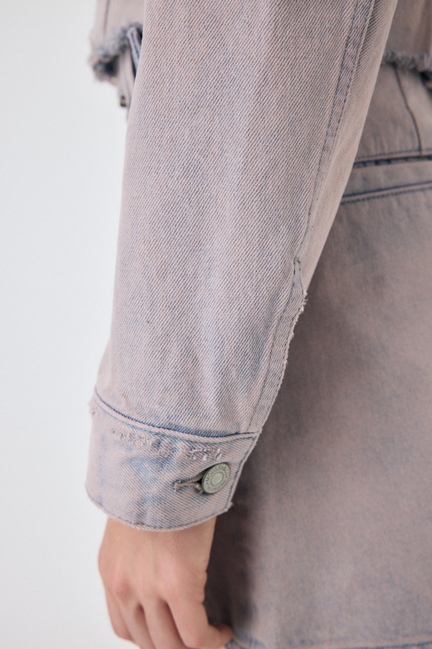 Zip Up Compact Denim Jacket – MOUSSY