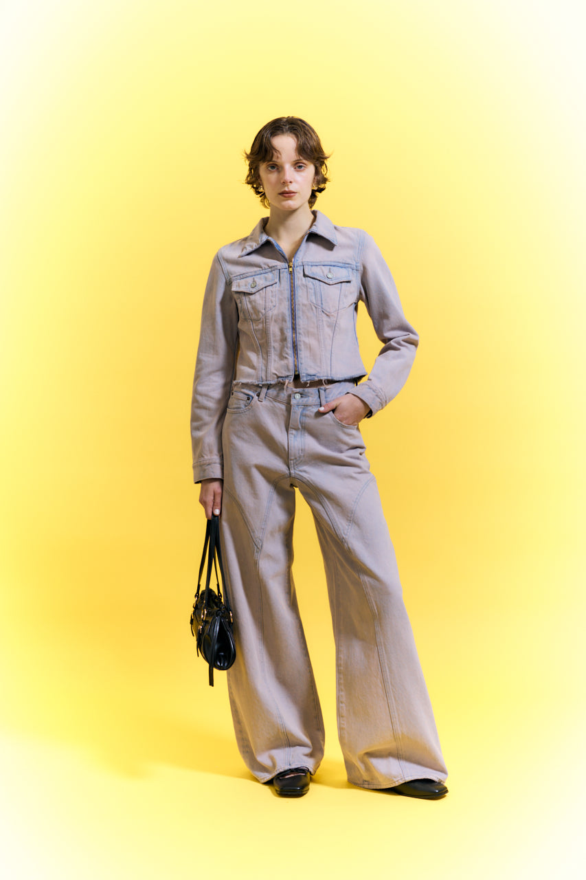 Zip Up Compact Denim Jacket – MOUSSY