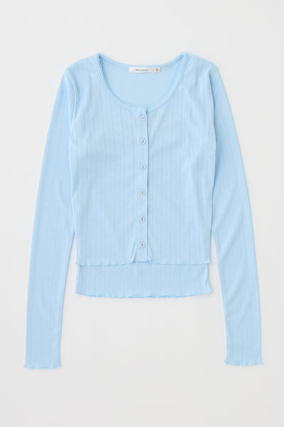 Eyelet U-neck Cardigan & Cami – MOUSSY
