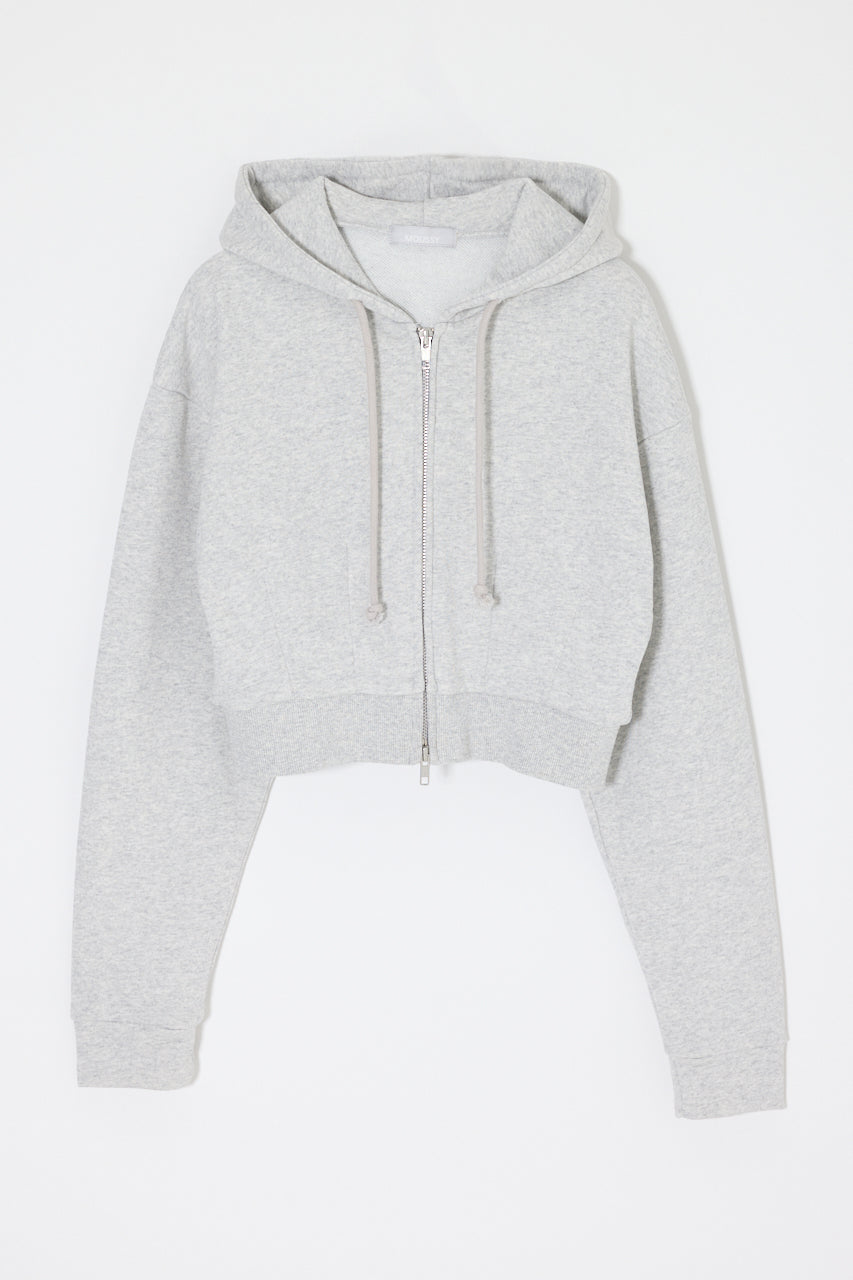 CORSET ZIP HOODIE Heather Gray / Free