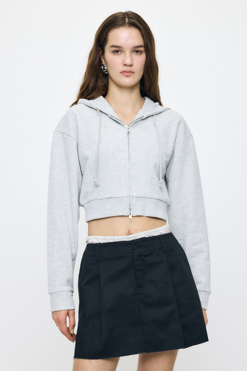 CORSET ZIP HOODIE Heather Gray / Free