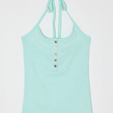 SUVIN GIZA 2WAY CAMISOLE Light Blue / Free