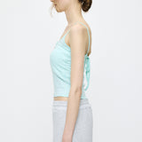 SUVIN GIZA 2WAY CAMISOLE Light Blue / Free