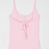 SUVIN GIZA 2WAY CAMISOLE Pink / Free