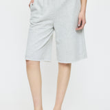 BERMUDA SWEAT SHORTS Heather Gray / Free