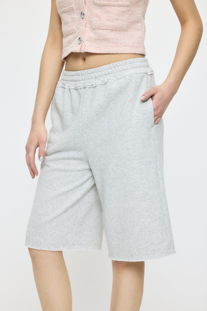 BERMUDA SWEAT SHORTS Heather Gray / Free