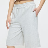 BERMUDA SWEAT SHORTS Heather Gray / Free