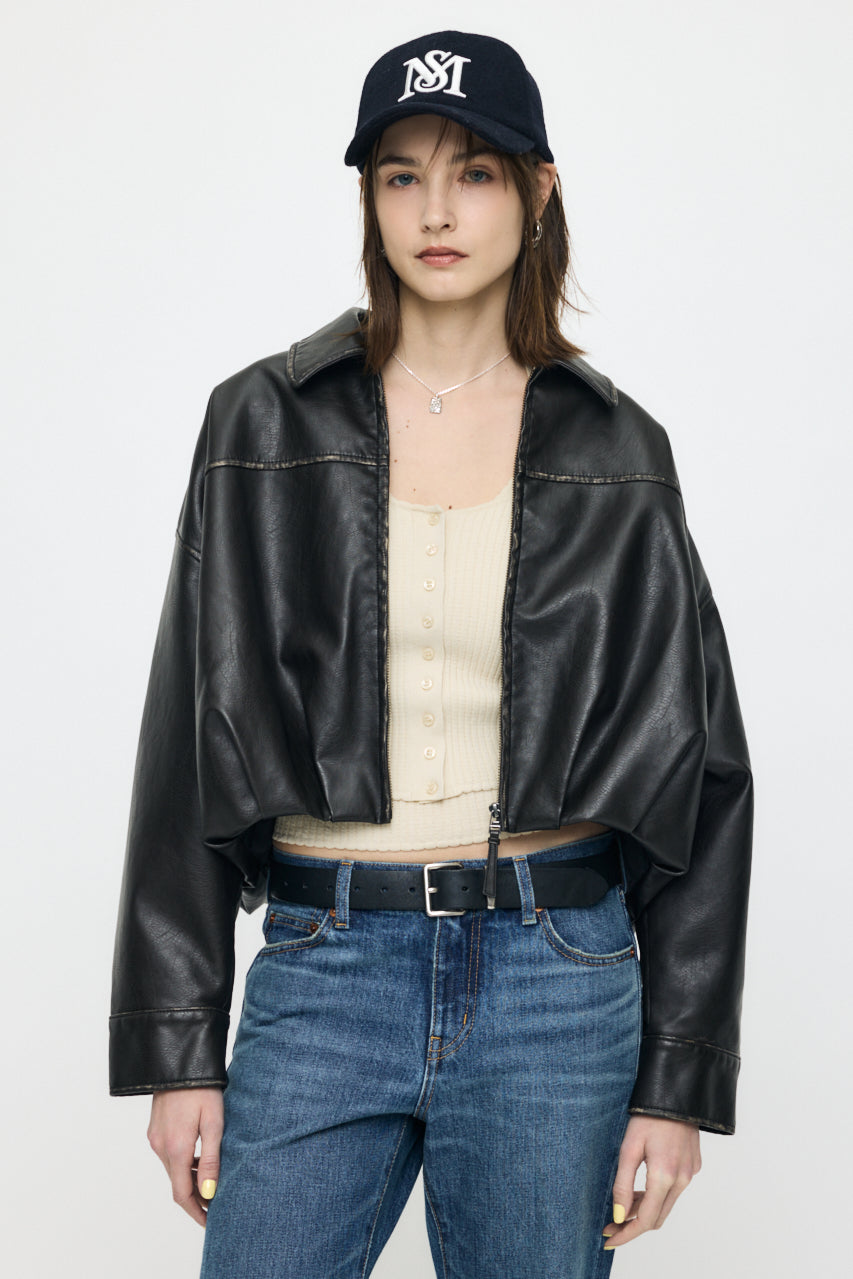 GATHER HEM JACKET Black / Free