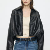 GATHER HEM JACKET Black / Free