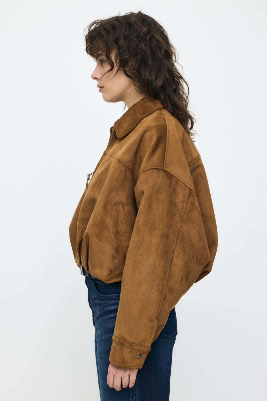 GATHER HEM JACKET Brown / Free