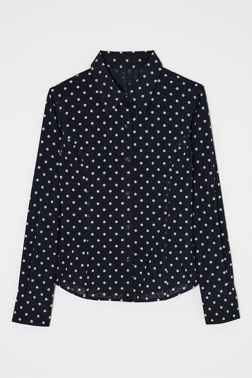 DOT TULLE SHIRT Multi Navy / Free