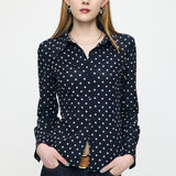 DOT TULLE SHIRT Multi Navy / Free