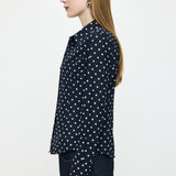 DOT TULLE SHIRT Multi Navy / Free