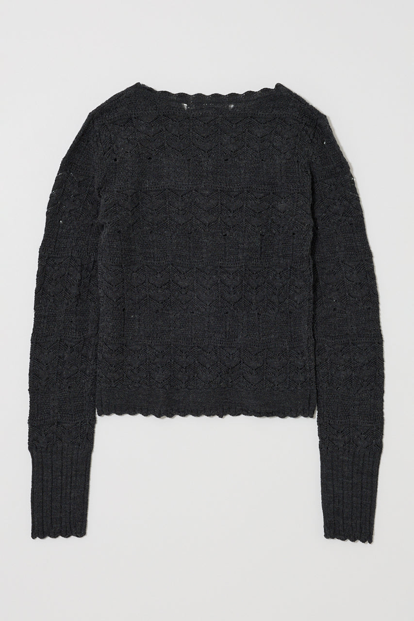 MIXED EYELET ENSEMBLE Heather Gray / Free