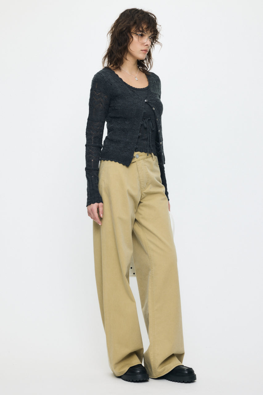 MIXED EYELET ENSEMBLE Heather Gray / Free