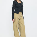 MIXED EYELET ENSEMBLE Heather Gray / Free