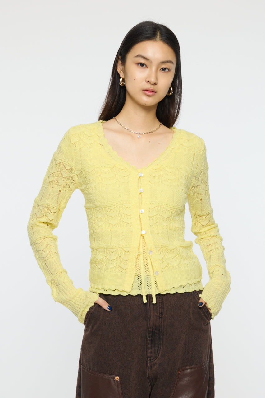MIXED EYELET ENSEMBLE Light Yellow / Free