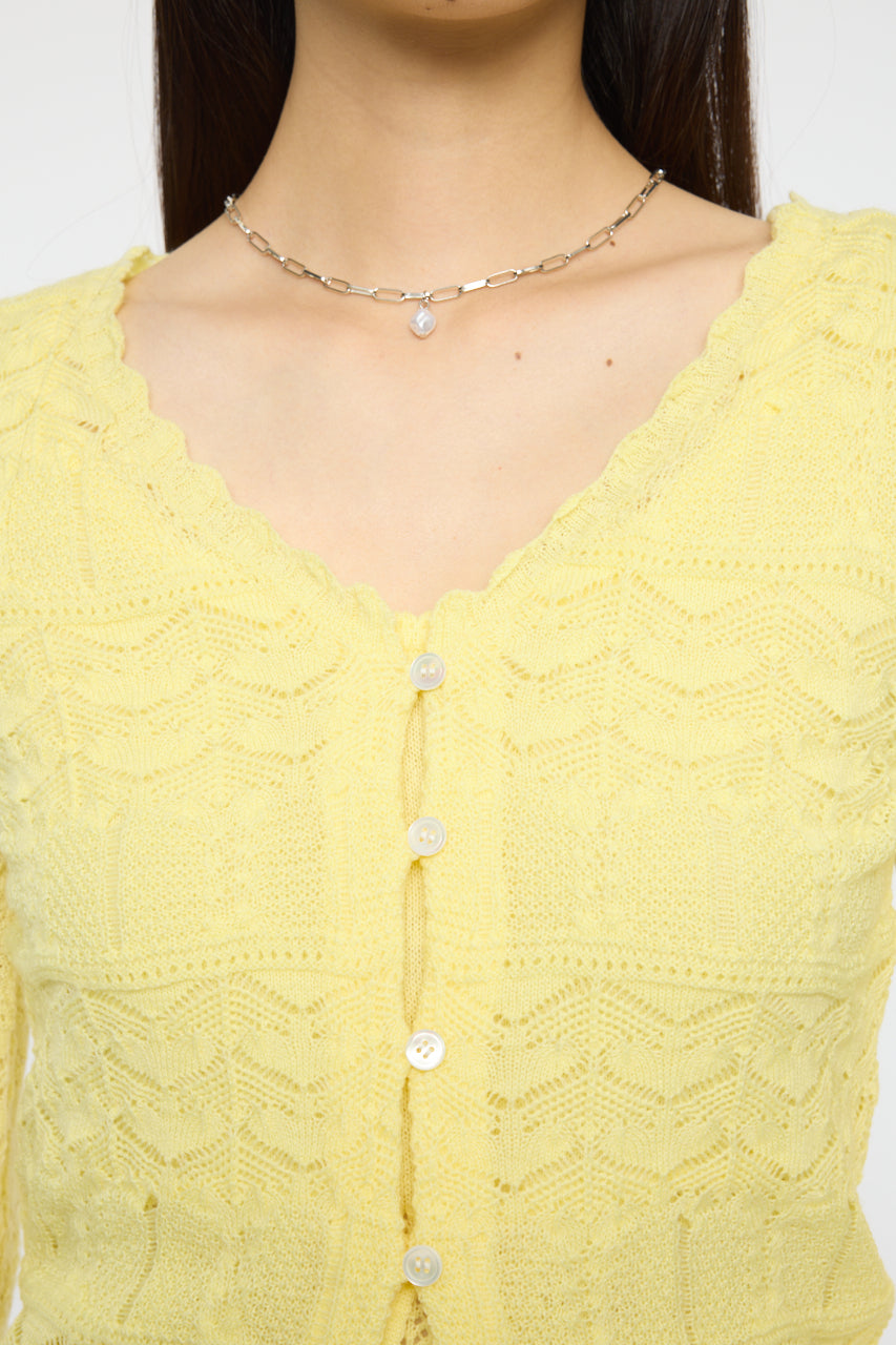 MIXED EYELET ENSEMBLE Light Yellow / Free