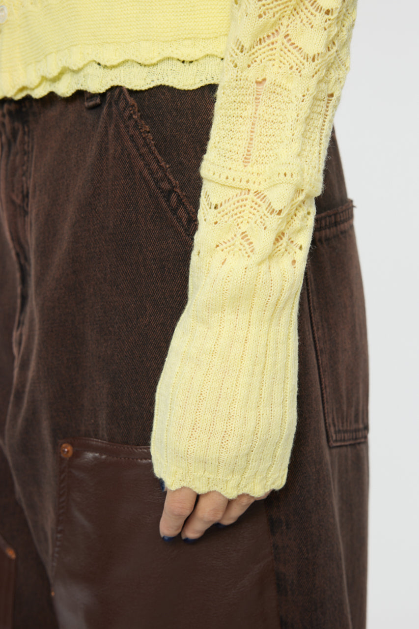 MIXED EYELET ENSEMBLE Light Yellow / Free