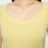 MIXED EYELET ENSEMBLE Light Yellow / Free