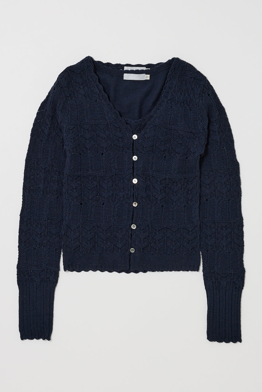 MIXED EYELET ENSEMBLE Navy / Free