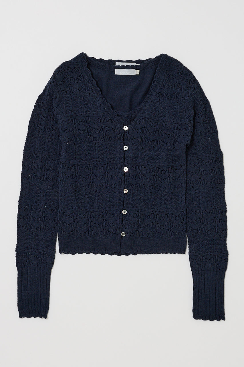 MIXED EYELET ENSEMBLE Navy / Free
