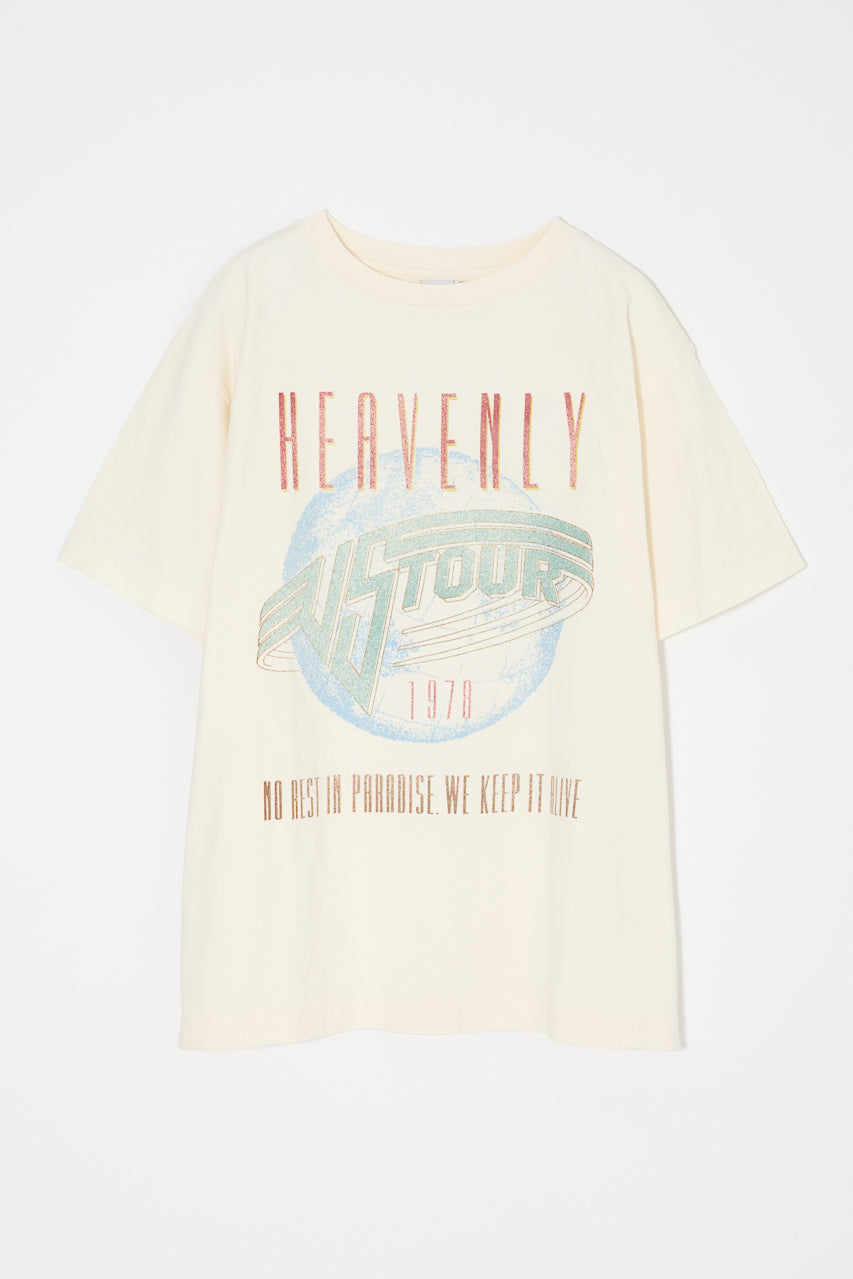 FADED GRAPHIC LOOSE TEE Off White / Free