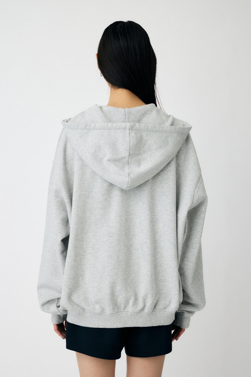 COLLEGIATE ZIP HOODIE Heather Gray / Free