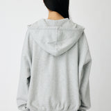 COLLEGIATE ZIP HOODIE Heather Gray / Free