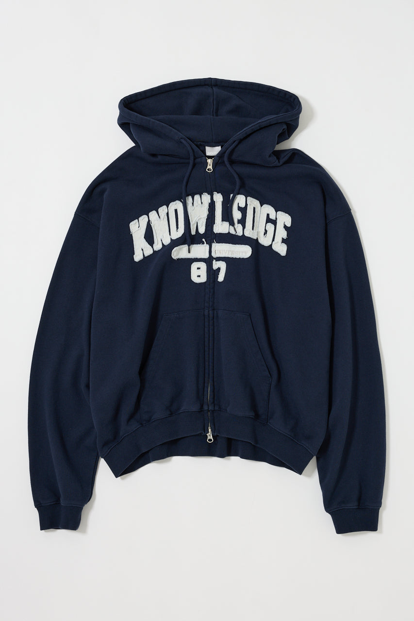 COLLEGIATE ZIP HOODIE Navy / Free