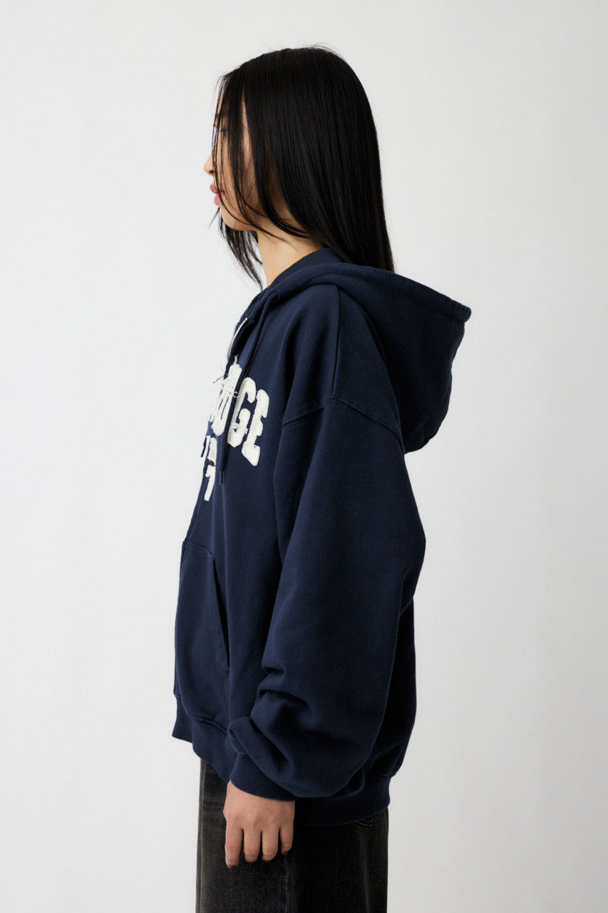 COLLEGIATE ZIP HOODIE Navy / Free