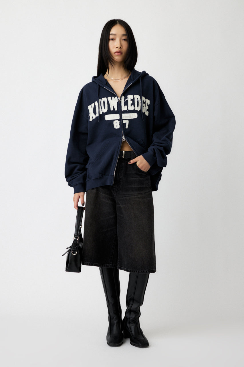 COLLEGIATE ZIP HOODIE Navy / Free