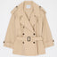 SHORT TRENCH COAT Beige / Free