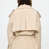 SHORT TRENCH COAT Beige / Free