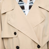 SHORT TRENCH COAT Beige / Free